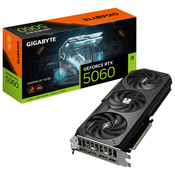 Видеокарта Gigabyte GeForce RTX5060 GAMING OC V2 8 ГБ PCI Express x8 5.0 photo 9