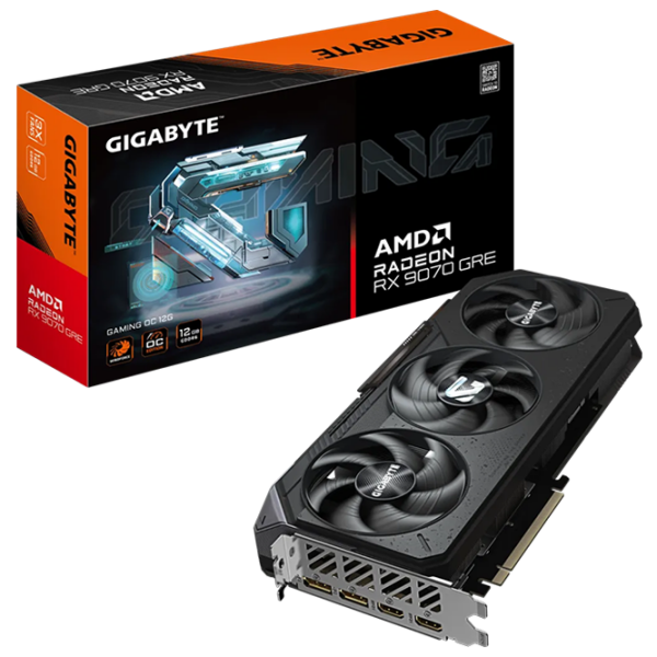 Видеокарта Gigabyte Radeon RX 9070 GRE GAMING OC 12 ГБ PCI Express x8 5.0 photo 9