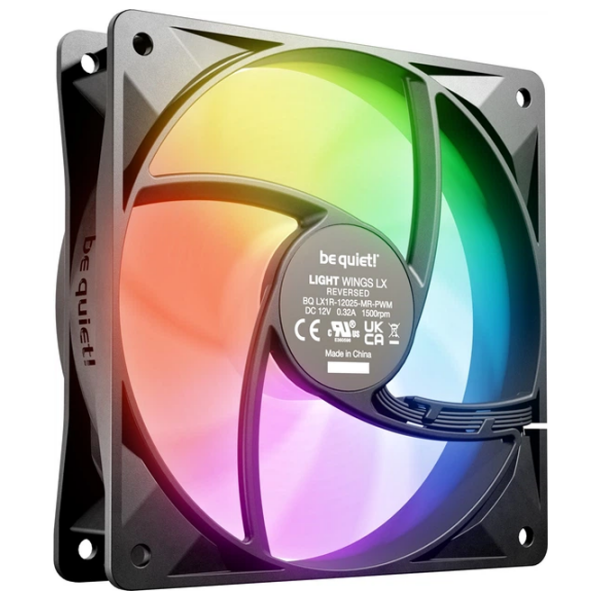 Ventilator de carcasă Be quiet! Light Wings LX PWM Reverse Black  photo 5