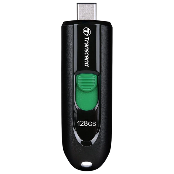 Флэшка USB Transcend Jet Flash 790C 128 ГБ Черный USB 3.1, Пластик