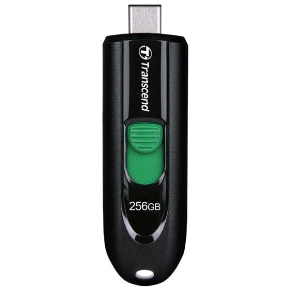 Флэшка USB Transcend Jet Flash 790C 256 ГБ Черный USB 3.1, Пластик