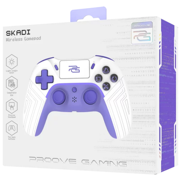 Gamepad Proove Skadi White Fără fir / 19 buttons photo 10
