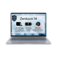 Laptop Asus Zenbook 14 OLED UX3480KA Arctic Blue 14" | 16 GB | 512 GB | AMD Ryzen AI 5 330 | VGA Integrată