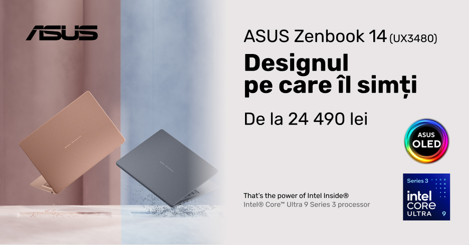 Acum laptopul viselor tale este disponibil de la 24 490 lei online și la Darwin Store!