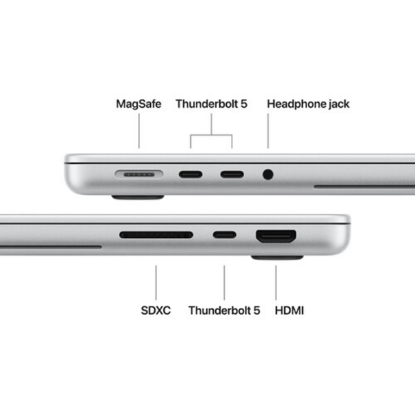 Laptop Apple MacBook Pro 16 2026 PROLED Silver 16.3" | 24 GB | 1 TB | Apple M5 Pro (18C/20G) | VGA Integrată photo 8