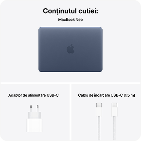 Conținutul cutiei MacBook Neo